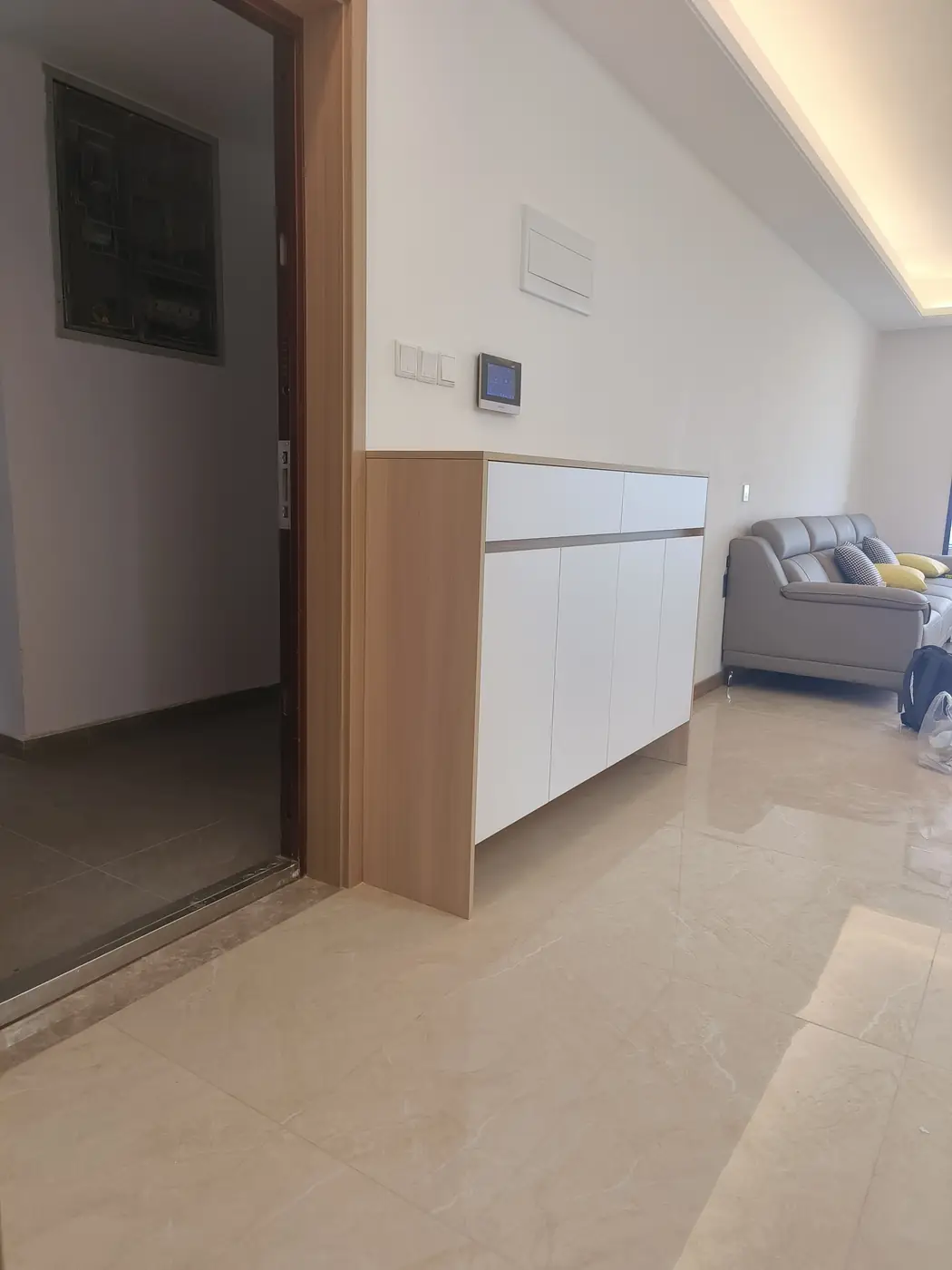 泾阳县滨江翡翠城128㎡卡萨水洗橡胶木现代简约全屋定制图片3