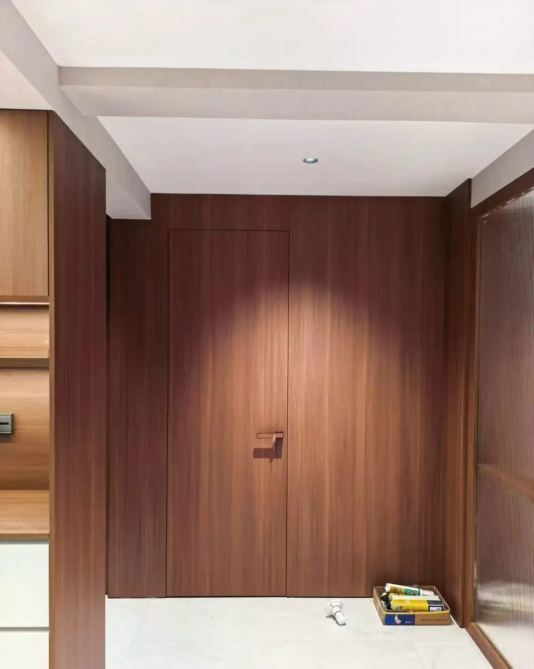 灞桥区龙翔奥城云璞168㎡卡萨进口水洗橡胶木意式轻奢风格全屋定制图片2